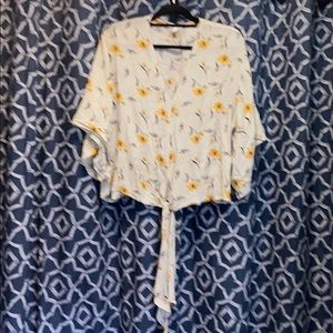 BoHo baggy V-neck tshirt